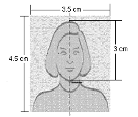 ตัวอย่างรูปถ่ายวีซ่าสเปน